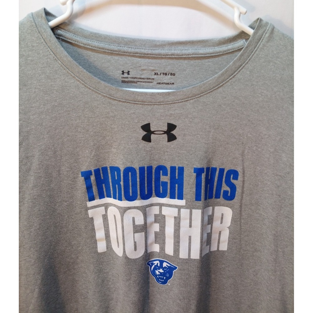 Men's Under Armour Loose GA State Panthers Long Sleeve T-Shirt, XL, Gray - Picture 2 of 5